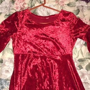 Red dress